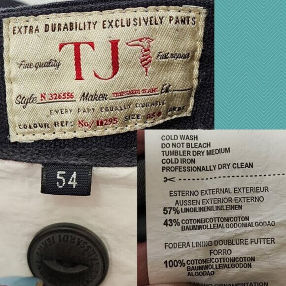 Trussardi Dark Gray Cargo Pants - Picture 3 of 3